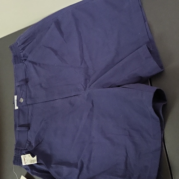 Greenline International Navy Blue Shorts with Elastic Waistband on the Sides - Picture 1 of 4